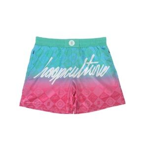 Hoop Culture Shorts Scripts Theory Mesh Basketball Shorts Size Small 7” Inseam